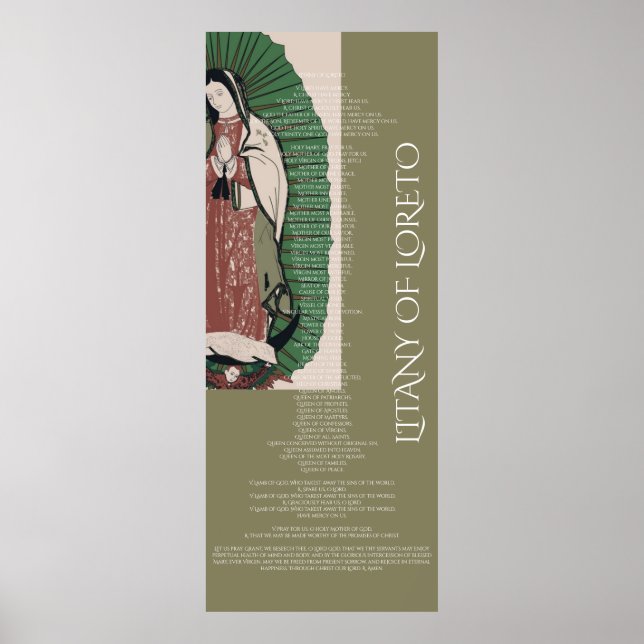 LITANY OF LORETO POSTER (Front)
