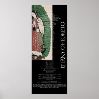 LITANY OF LORETO POSTER