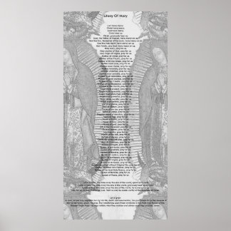 Litany Of Mary (30 x 60 Extra Large) Poster