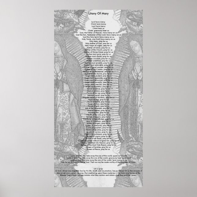Litany Of Mary (30 x 60 Extra Large) Poster (Front)