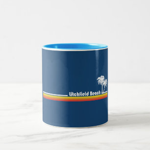 Litchfield Beach South Carolina Two-Tone Coffee Mug