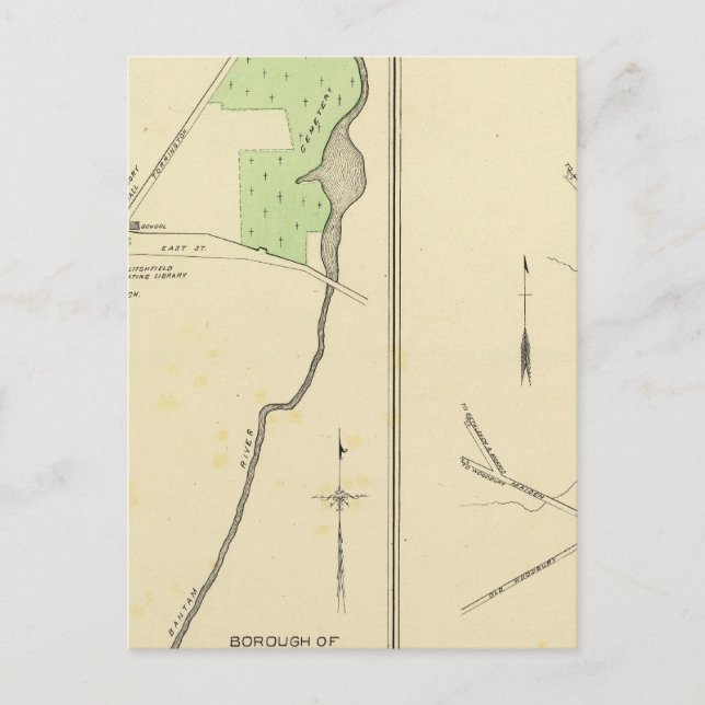 Litchfield, Watertown Postcard (Front)