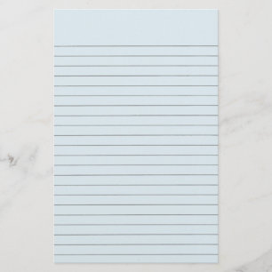 Lite Blue Lined Stationery