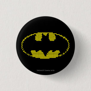 Lite-Brite Bat Emblem 3 Cm Round Badge
