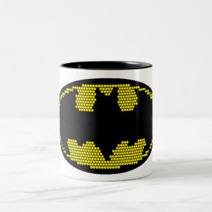 Lite-Brite Bat Emblem Two-Tone Coffee Mug