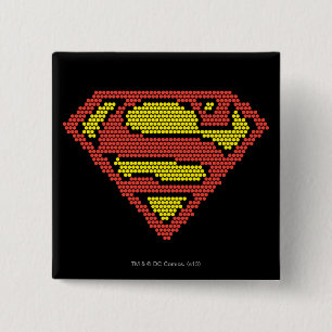 Lite-Brite S-Shield 15 Cm Square Badge