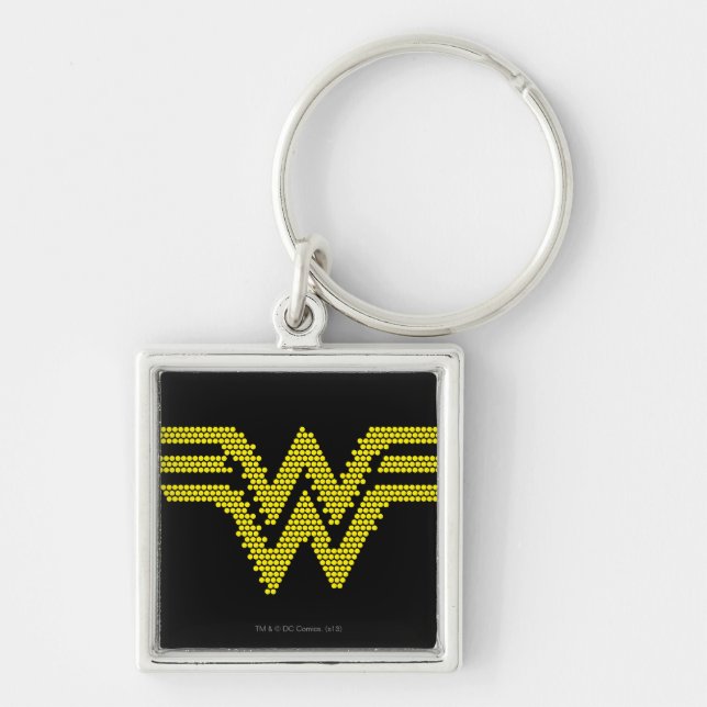 Lite-Brite WW Symbol Key Ring (Front)