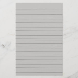 Lite Grey Lined Stationery