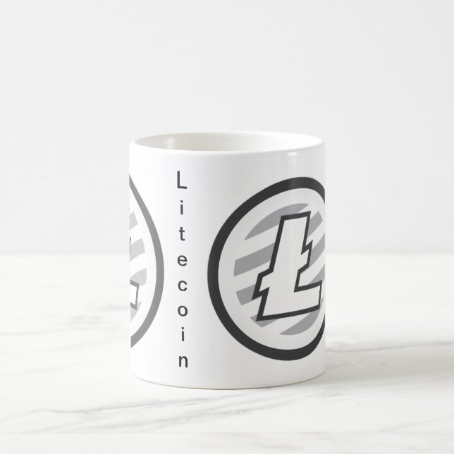 Litecoin Kupa Coffee Coffee Mug (Center)