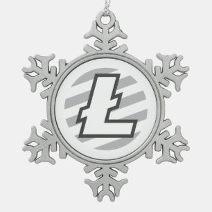 Litecoin Logo Symbol Crypto Christmas Ornament