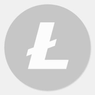 Litecoin LTC Classic Stickers (sheet of 20)