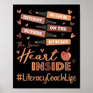 Literacy Coach We Can Be Different Black History M Poster