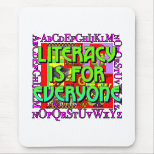 Literacy Is for Everyone Computer Mouse Mat