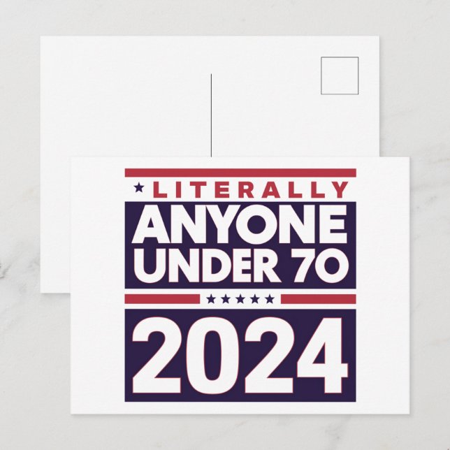 Literally Anyone Else 2024 President USA Election  Postcard (Front/Back)