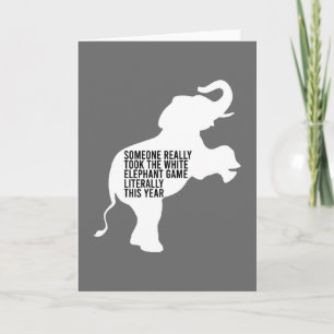 Literally Worst Funniest White Elephant Gift Card