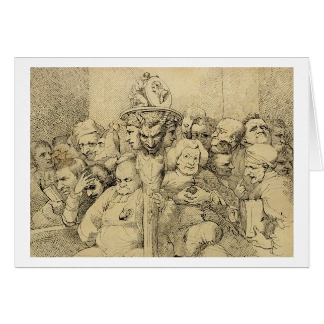 Literary Characters Assembled Around the Medallion (Front Horizontal)