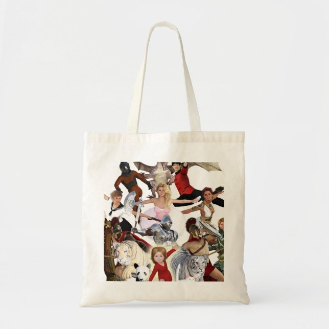 Literary Classics and Fictional Characters Dreamed Tote Bag (Front)