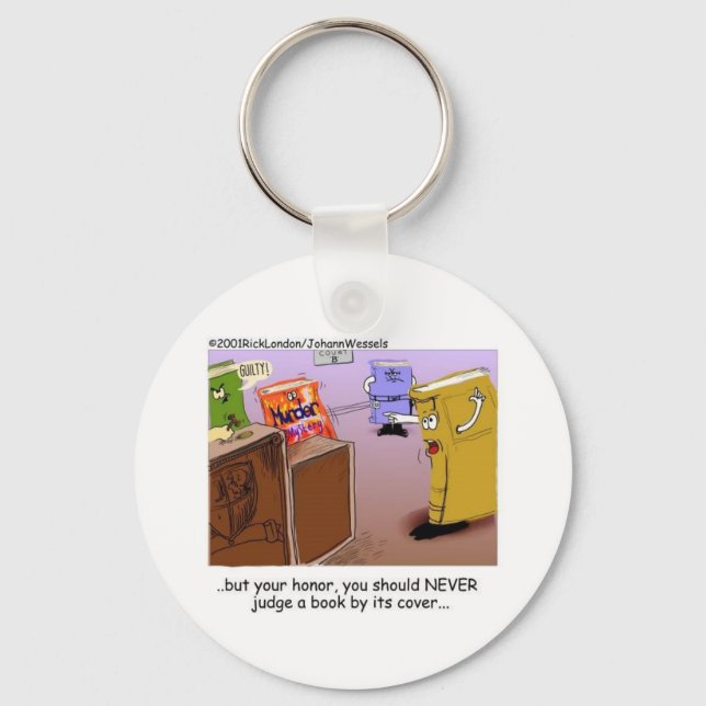 Literary Courtroom Drama Funny Gifts Tees Mugs Etc Key Ring (Front)