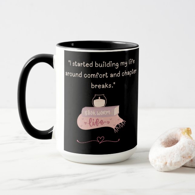 Literary Enthusiast Mug (With Donut)