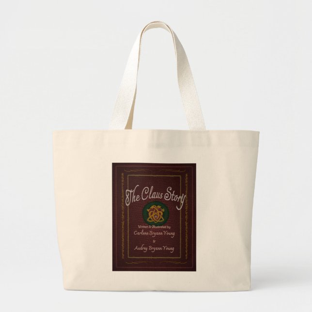 Literary Merch Tote Bag 'The Claus Story' (Front)