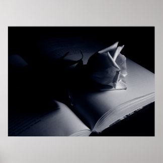 Literary Rose Poster