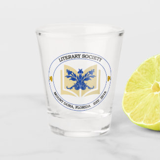 Literary Society Shot Glass