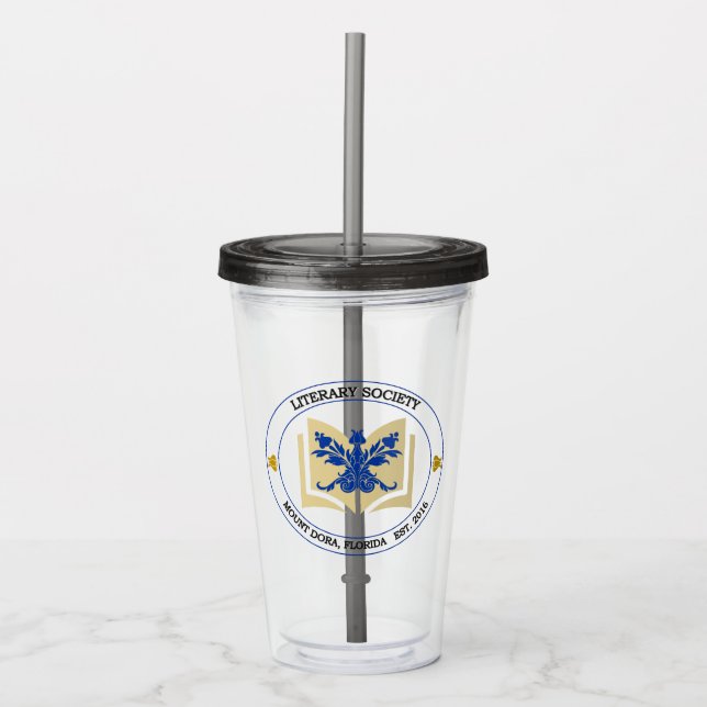 Literary Society Tumbler (Front)