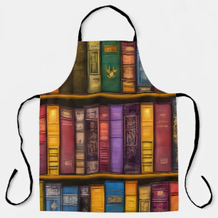 Literary Treasures - Classic Old Books Apron