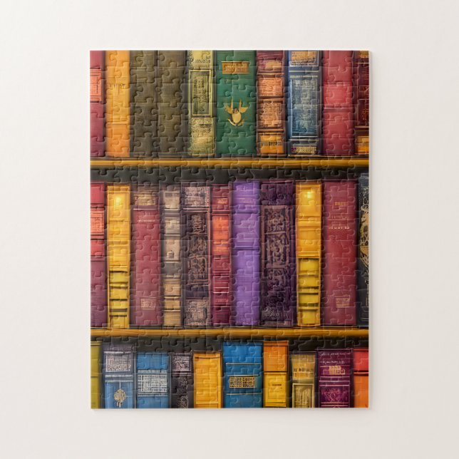 Literary Treasures - Classic Old Books Jigsaw Puzzle (Vertical)