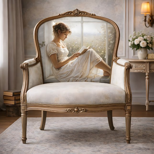 Literary Window Seat Reader Decoupage Tissue Paper (Literary Window Seat Reader Decoupage Tissue Paper)