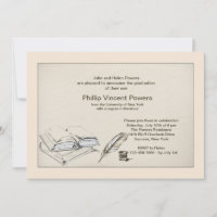 Literature Graduation Invitation