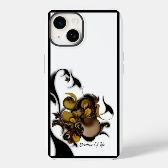 "Literature Of Life", Apple iPhone 14 Case (Back)