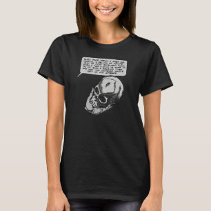 Literature Shakespeare Poor Yorick Skull Shakespea T-Shirt