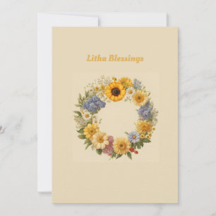 Litha Blessings Holiday Card
