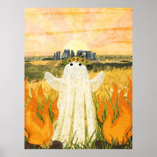 Litha The Midsummer Ghost Poster