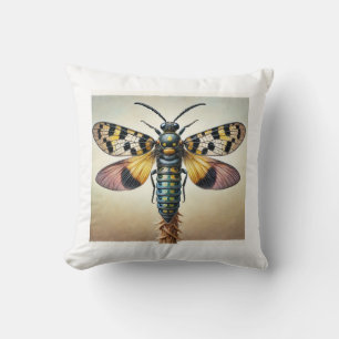 Lithargyrus insect 010824IREF223 - Watercolor Cushion