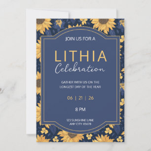 Lithia Solstice Wheel of the Year Invitation