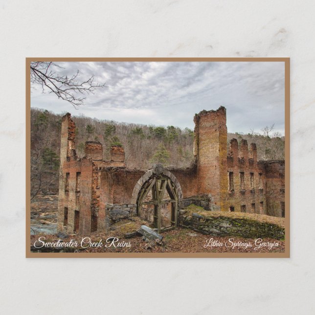 Lithia Springs Sweetwater Georgia USA Postcard GA (Front)