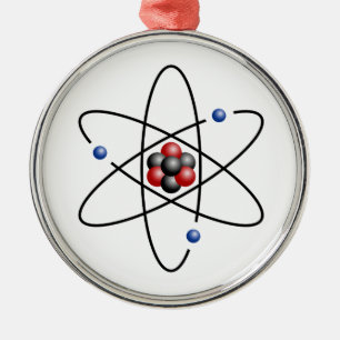 Lithium Atom Chemical Element Li Atomic Number 3 Metal Tree Decoration