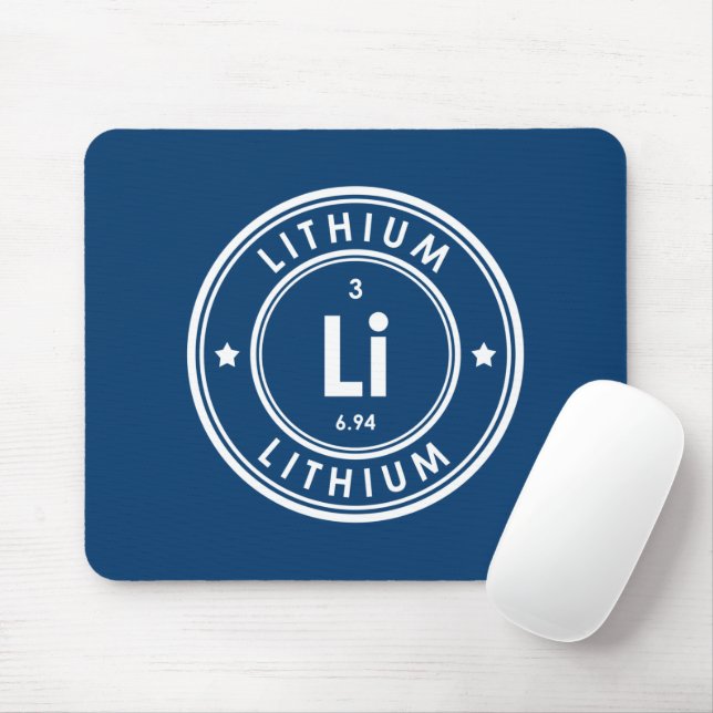 Lithium Element Blue Mouse Pad (With Mouse)