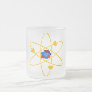 Lithium_Hearts Frosted Glass Coffee Mug