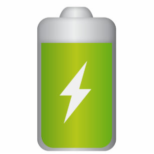 lithium-ion battery Icon Standing Photo Sculpture