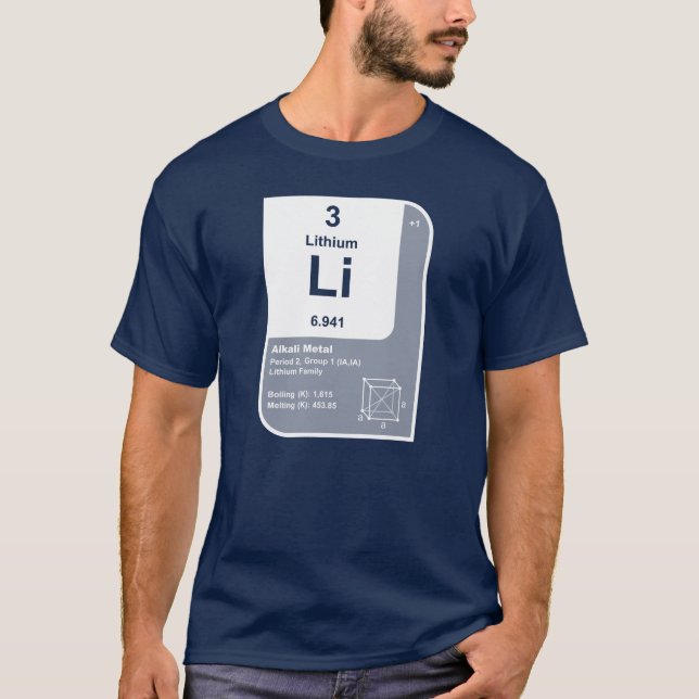 Lithium (Li) T-Shirt (Front)
