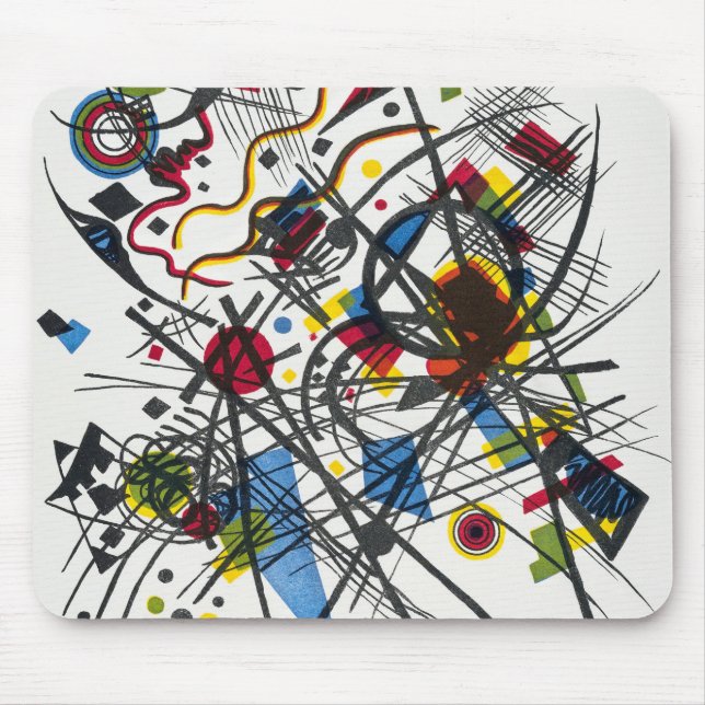 Lithograph for Vierte Bauhausmappe by Kandinsky Mouse Mat (Front)