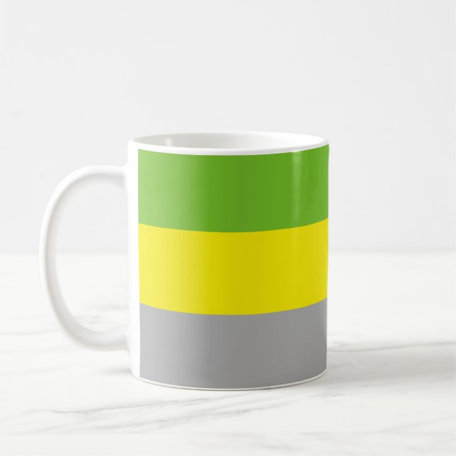 Lithromantic Pride Flag Coffee Mug (Left)