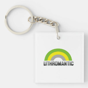 Lithromantic Pride Key Ring