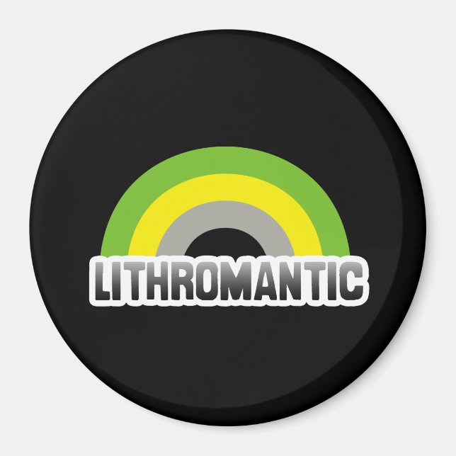 Lithromantic Pride Magnet (Front)