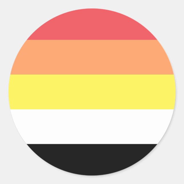 Lithsexual Pride Flag Classic Round Sticker (Front)