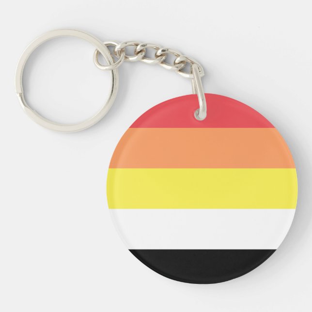Lithsexual Pride Flag Key Ring (Front)