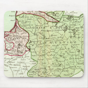 Lithuania, Belarus Mouse Mat